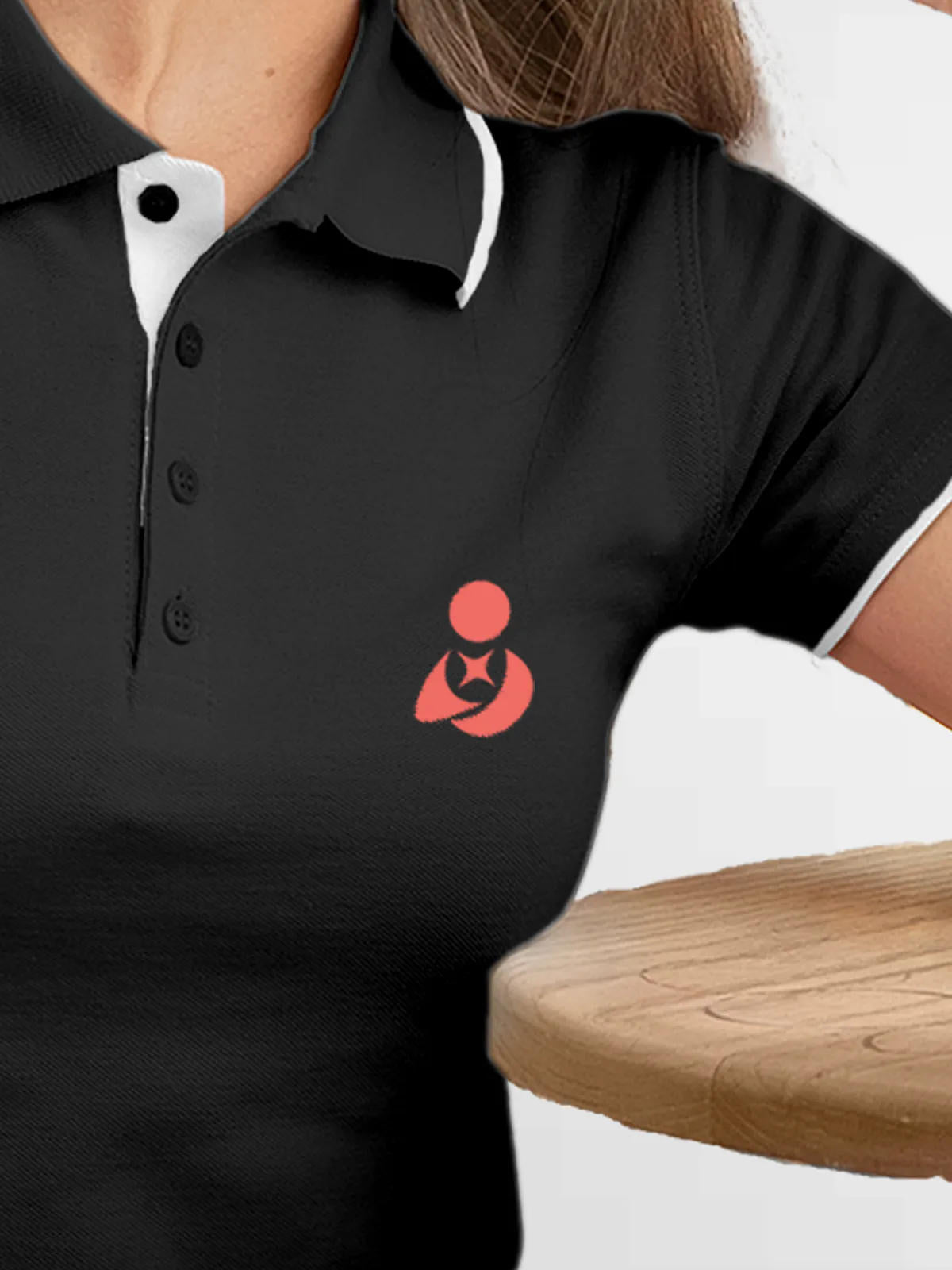 Close up of Fighterhero logo's print, highlighting intricate details and vibrant print.