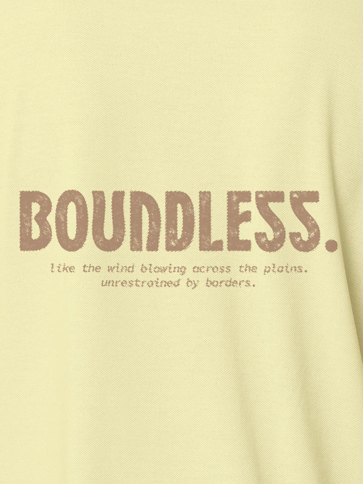 Front view of Women's Yellow Collar T-shirt, highlighting the modern look and clean finish.