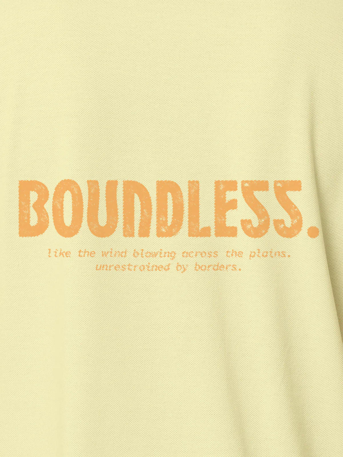 Front view of Women's Yellow Collar T-shirt, highlighting the modern look and clean finish.