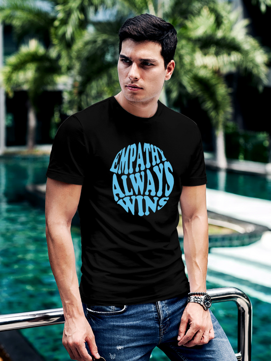 Black T-shirt for the Empathetic Man