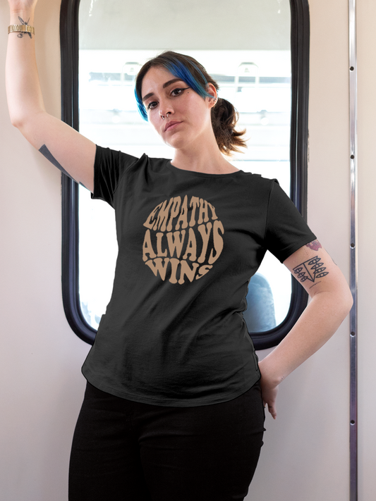 Dark Grey T-shirt for the Empathetic Woman