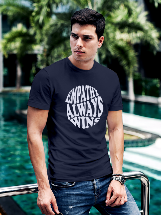 Navy Blue T-shirt for the Empathetic Man