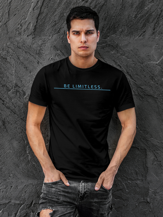 Black T-shirt for Men Who Are Limitless