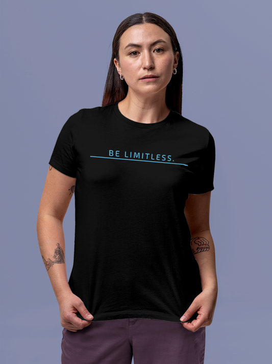 Black T-shirt for Women Who Are Limitless