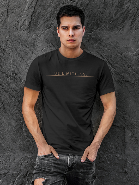 Dark Grey T-shirt for Men Who Are Limitless