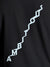 Close up of 'Ambitious' design on Men's Dark Grey Round Neck T-shirt, highlighting intricate details and vibrant print.