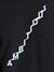 Close up of 'Ambitious' design on Women's Dark Grey Round Neck T-shirt, highlighting intricate details and vibrant print.