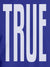 Close up of 'Truth' design on Women's Blue Round Neck T-shirt, highlighting intricate details and vibrant print.