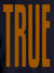 Close up of 'Truth' design on Women's Navy Blue Round Neck T-shirt, highlighting intricate details and vibrant print.