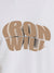 Close up of 'Iron Will' design on Men's White Round Neck T-shirt, highlighting intricate details and vibrant print.