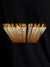 Close up of 'Stand Tall' design on Men's Black Round Neck T-shirt, highlighting intricate details and vibrant print.