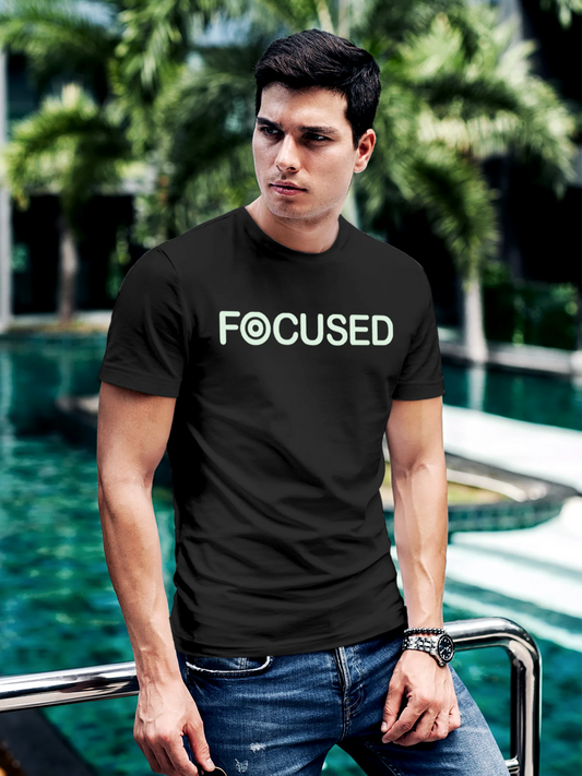Dark Grey T-shirt for Laser Focused Men