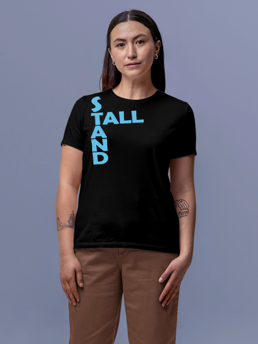 Stand Tall & Rise in this Black T-shirt