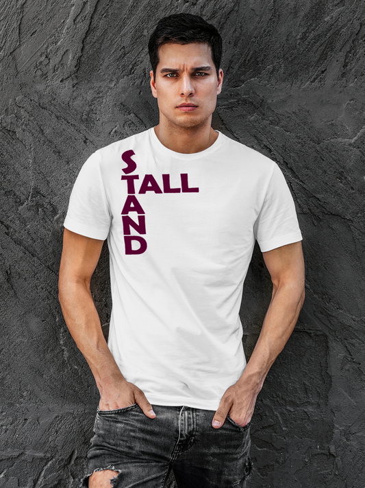 Stand Tall & Rise in this White T-shirt