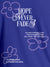 Close up of 'Hope Never Fades' design on Men's Blue Round Neck T-shirt, highlighting intricate details and vibrant print.
