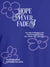 Close up of 'Hope Never Fades' design on Women's Blue Round Neck T-shirt, highlighting intricate details and vibrant print.