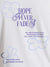 Close up of 'Hope Never Fades' design on Men's White Round Neck T-shirt, highlighting intricate details and vibrant print.