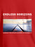 Close up of 'Endless Horizons' design on Men's Red Round Neck T-shirt, highlighting intricate details and vibrant print.