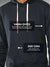 Women's Black Hoodie Sweatshirt made of 300 GSM strong, wrinkle-resistant fabric that doesn't lose color or shape.