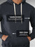 Women's Dark Grey Hoodie Sweatshirt made of 300 GSM strong, wrinkle-resistant fabric that doesn't lose color or shape.