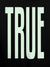 Close up of 'Truth' design on Women's Black Hoodie Sweatshirt, highlighting intricate details and vibrant print.