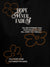 Close up of 'Hope Never Fades' design on Women's Black Hoodie Sweatshirt, highlighting intricate details and vibrant print.