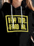 Close up of 'Stay True Stand Tall' design on Women's Black Hoodie Sweatshirt, highlighting intricate details and vibrant print.