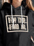 Close up of 'Stay True Stand Tall' design on Women's Dark Grey Hoodie Sweatshirt, highlighting intricate details and vibrant print.