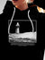 Close up of 'Show The Way' design on Women's Black Hoodie Sweatshirt, highlighting intricate details and vibrant print.