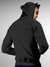 Back view of Fighterhero Men's Dark Grey Hoodie Sweatshirt, highlighting the modern look and clean finish