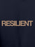 Resilient - In Navy Blue Hoodie