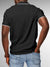 Back view of Fighterhero Men's Dark Grey Polo T-shirt, highlighting the modern look and clean finish