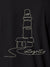 Close up of 'Integrity' design on Women's Dark Grey Polo T-shirt, highlighting intricate details and vibrant print.