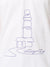 Close up of 'Integrity' design on Men's White Polo T-shirt, highlighting intricate details and vibrant print.