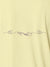 Close up of 'Empathy' design on Men's Yellow Polo T-shirt, highlighting intricate details and vibrant print.