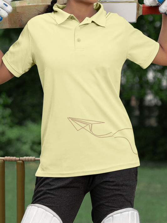 Feel Empowered in this Yellow Polo