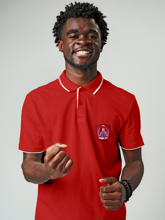 Fuel Your Ambition in this Red Polo