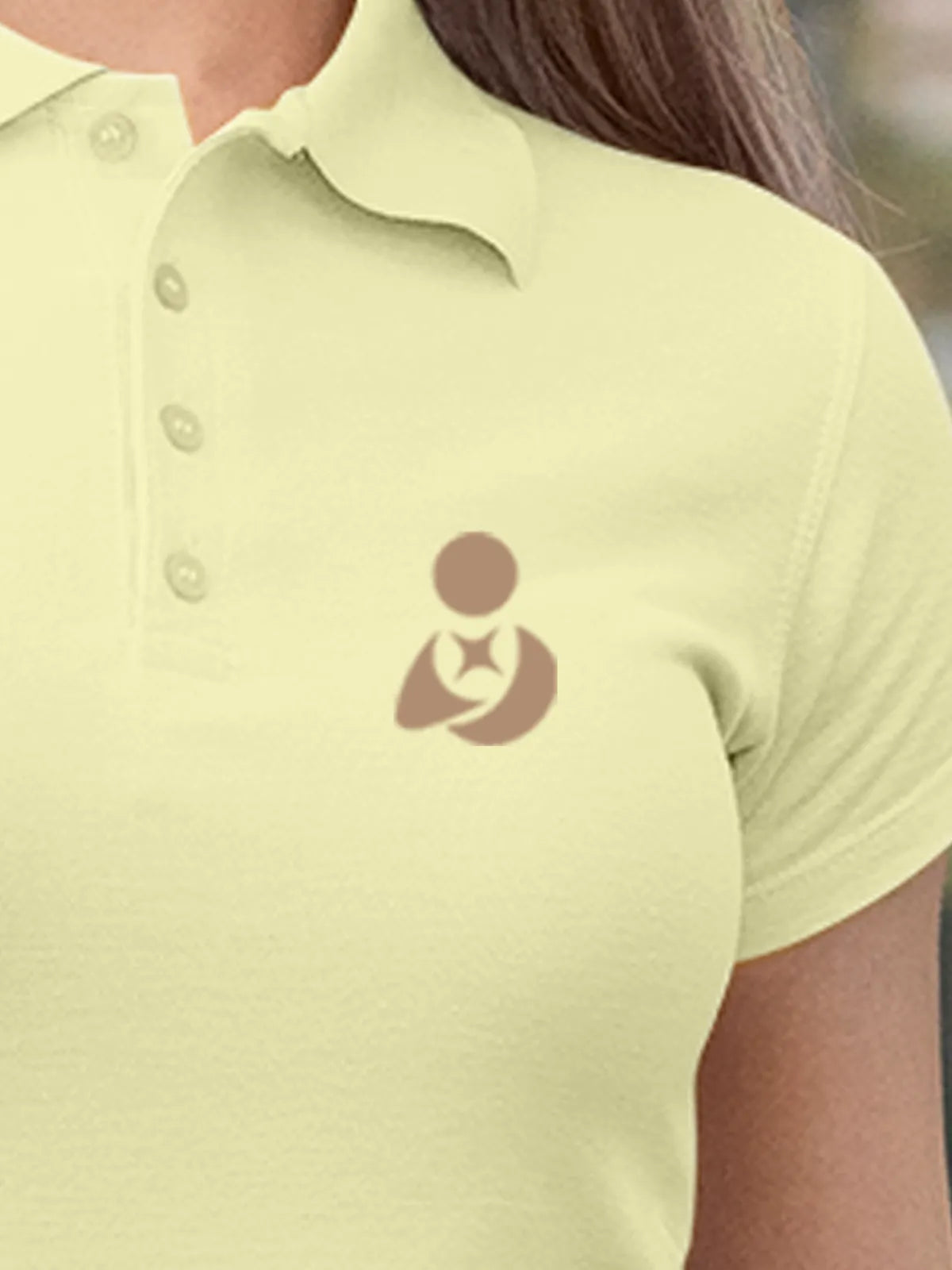 Close up of Fighterhero logo's print, highlighting intricate details and vibrant print.