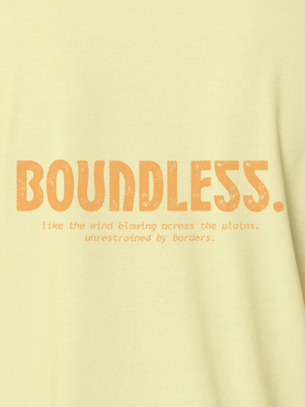 Front view of Women's Yellow Collar T-shirt, highlighting the modern look and clean finish.