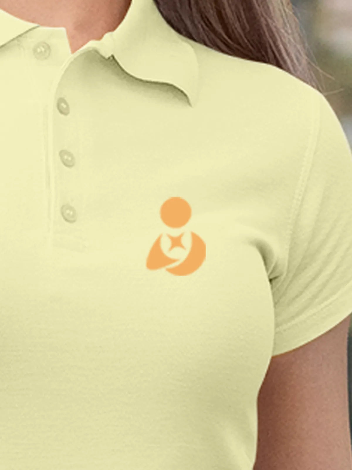 Close up of Fighterhero logo's print, highlighting intricate details and vibrant print.