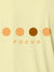 Front view of Fighterhero Men's Yellow Collar T-shirt, highlighting the 'Focus' print design on the chest.