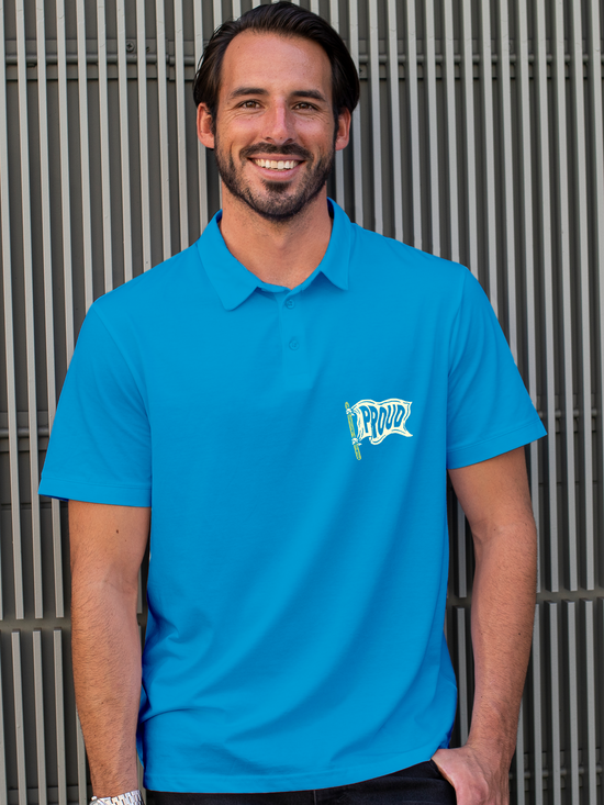 Blue Polo for the Proud Man