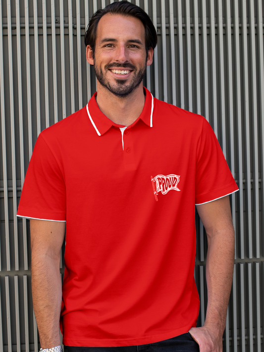 Red Polo for the Proud Man