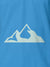 Close up of 'Grit' design on Men's Blue Polo T-shirt, highlighting intricate details and vibrant print.