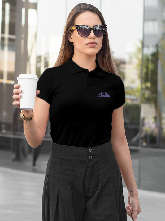 Fuel Your Grit in this Black Polo