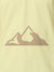Close up of 'Grit' design on Men's Yellow Polo T-shirt, highlighting intricate details and vibrant print.