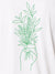 Close up of 'Love and Joy' design on Men's White Polo T-shirt, highlighting intricate details and vibrant print.