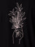 Close up of another 'There's Always a Sunrise' design on Women's Black Collar T-shirt, highlighting the vibrant print.